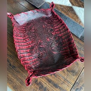 Handmade Leather Tray